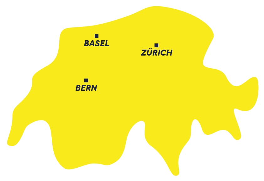 Karte: Standorte der univativ Gruppe